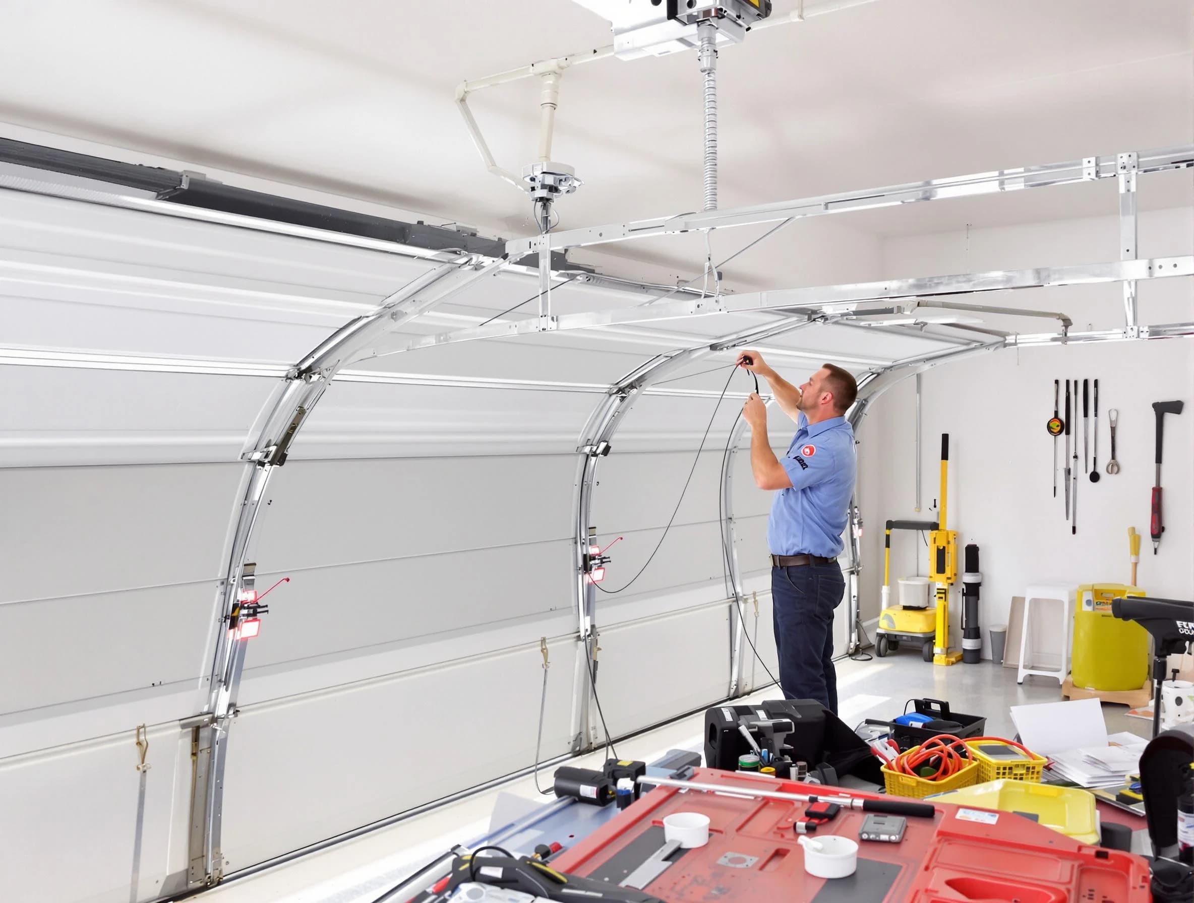 Garage door cable repair service by Pine Garage Door Repair in Pine
