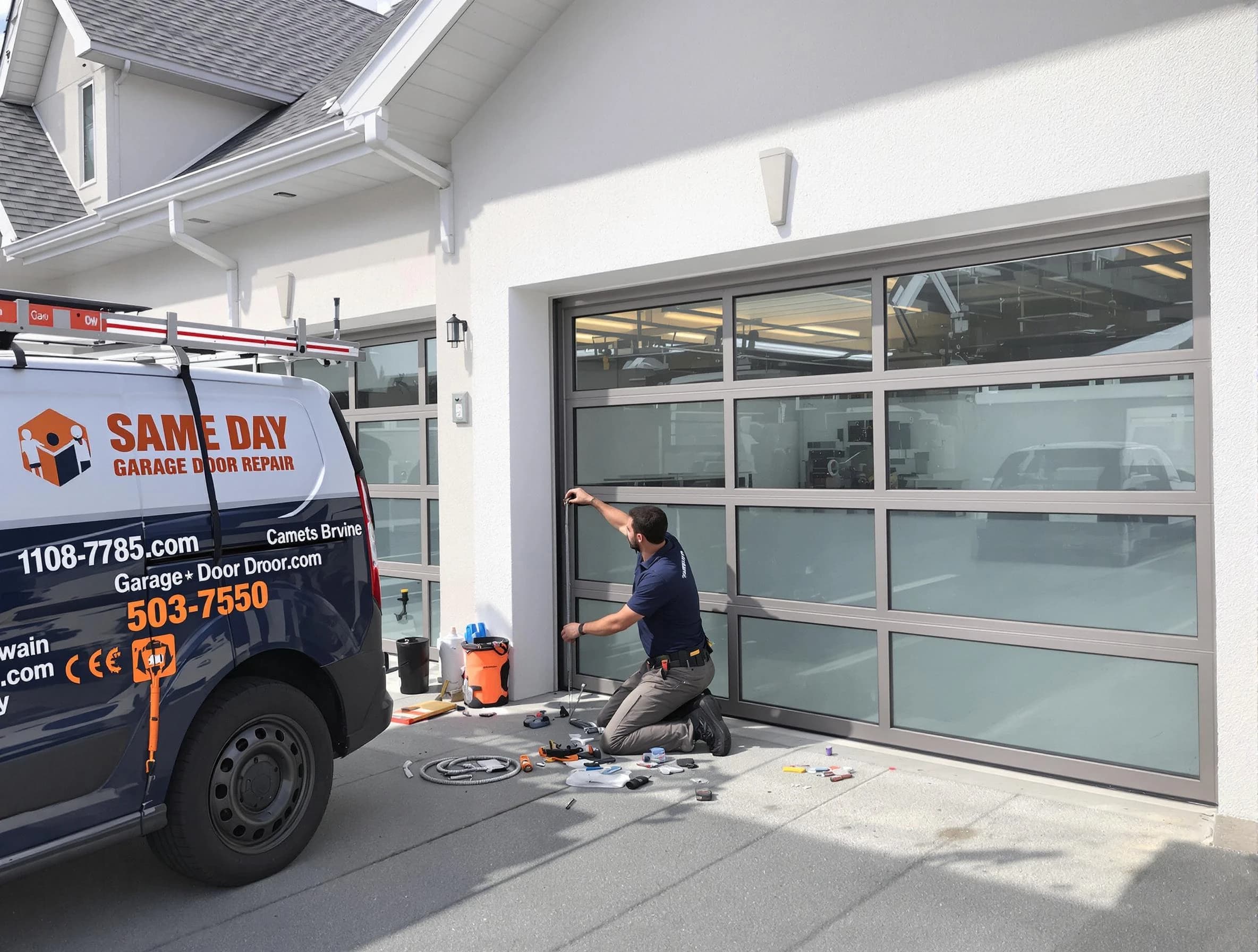Same-day garage door repair service by Pine Garage Door Repair in Pine
