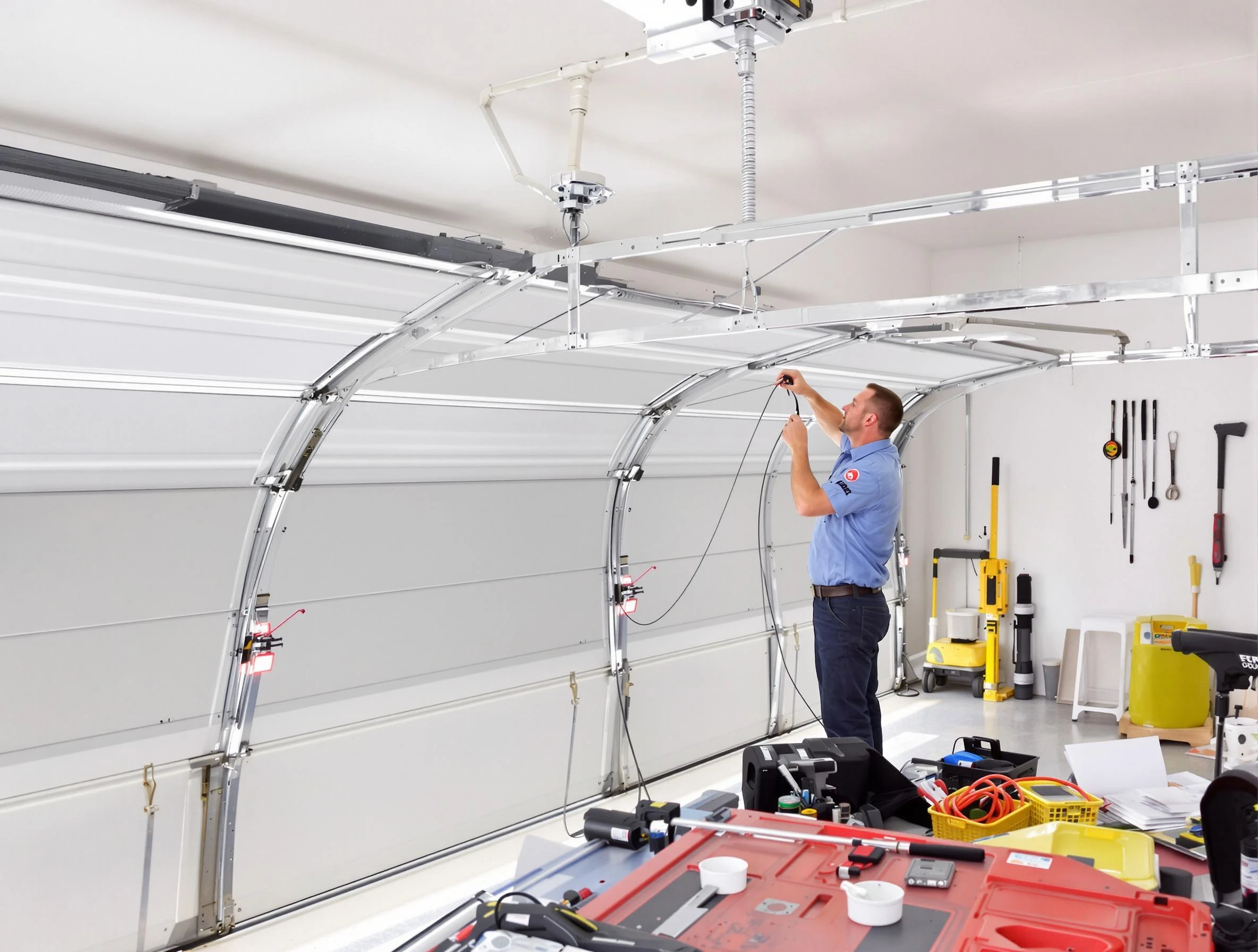 Garage door cable repair service by Pine Garage Door Repair in Pine