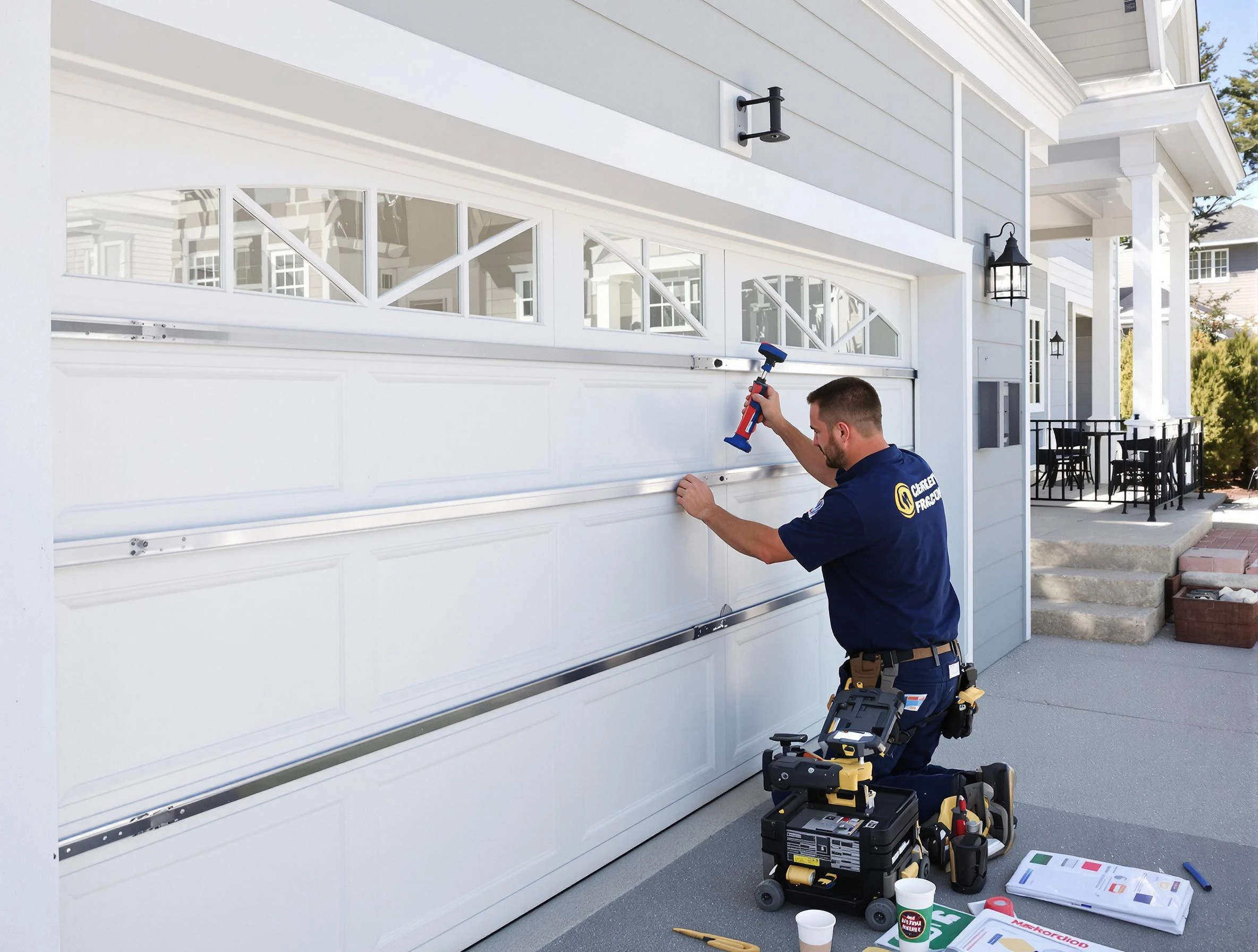 Professional garage door installation by Pine Garage Door Repair in Pine
