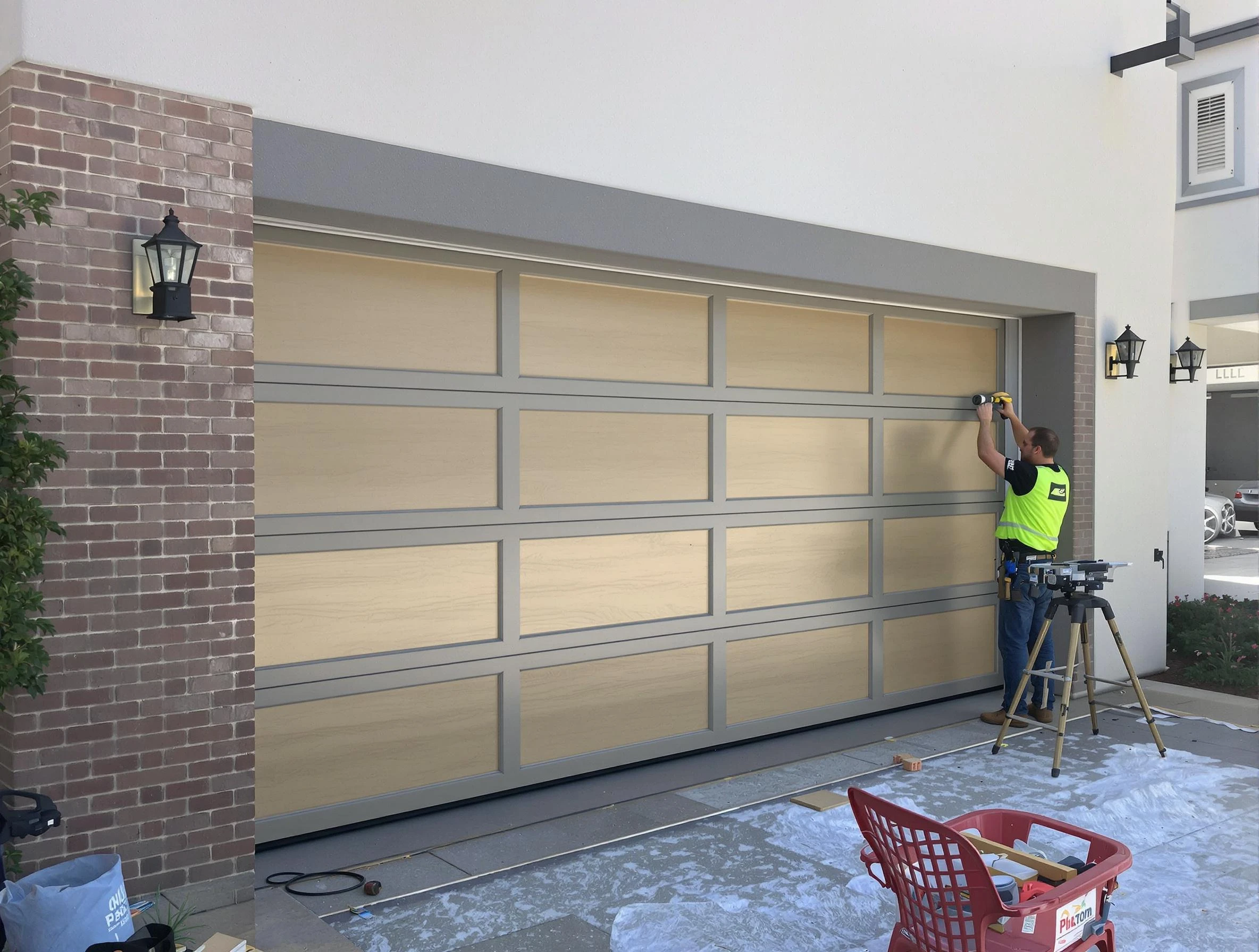 Garage door replacement service by Pine Garage Door Repair in Pine