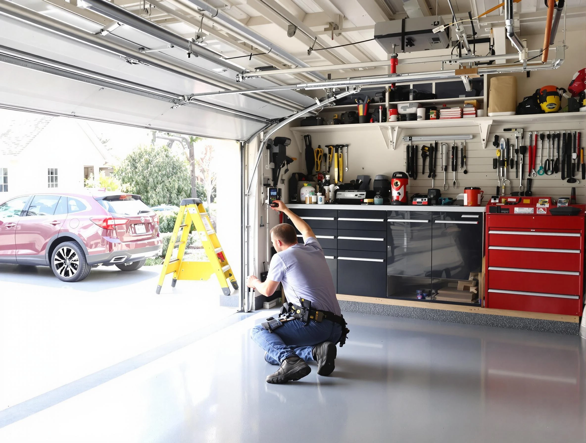 Local garage door repair service by Pine Garage Door Repair in Pine
