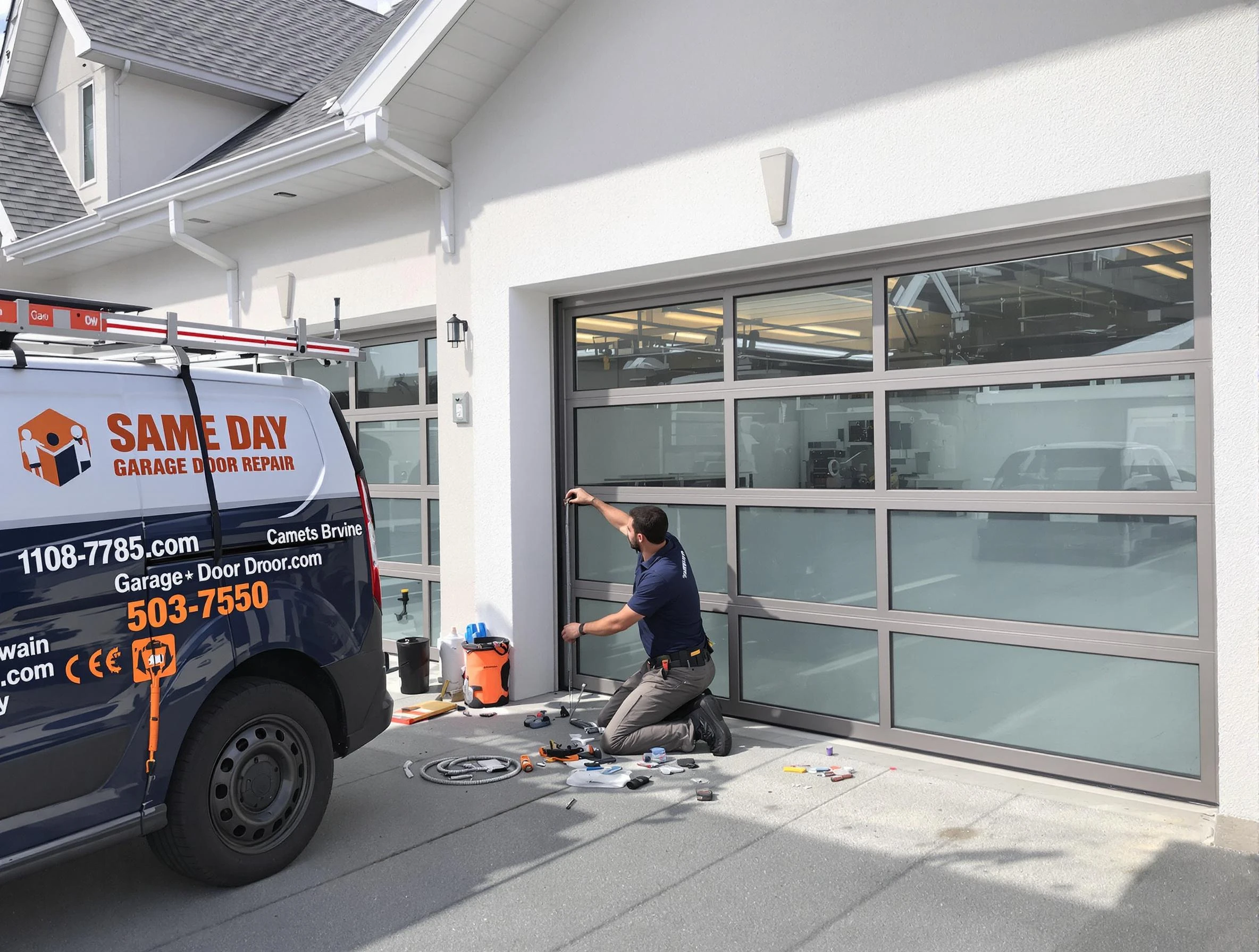 Same-day garage door repair service by Pine Garage Door Repair in Pine